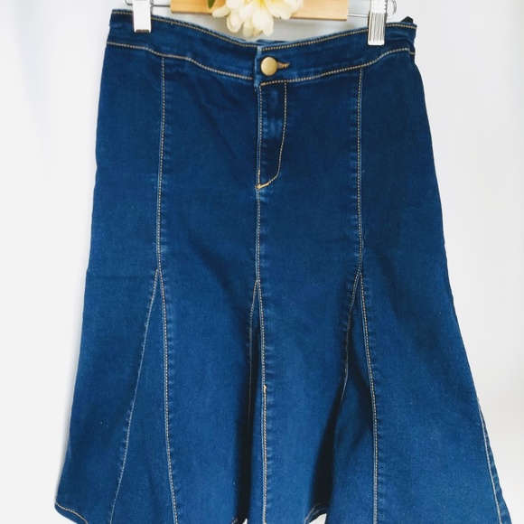 kosher casual denim skirts